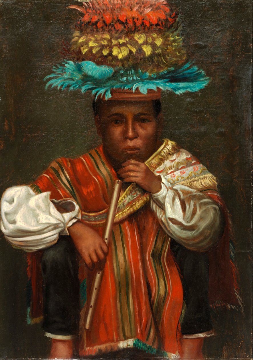 Aymarský chlapec, ca. 1890-1892. od Unbekannt