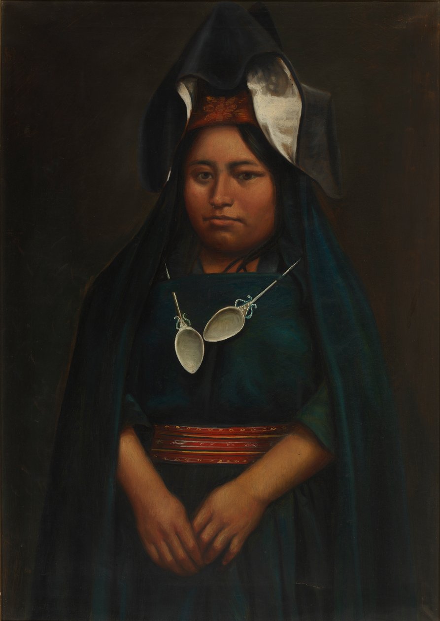 Aymarská dívka, ca. 1890-1892. od Unbekannt