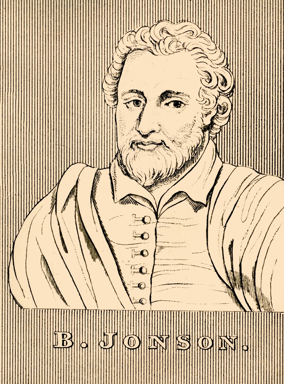 B. Jonson, c1572-1637, 1830. od Unbekannt