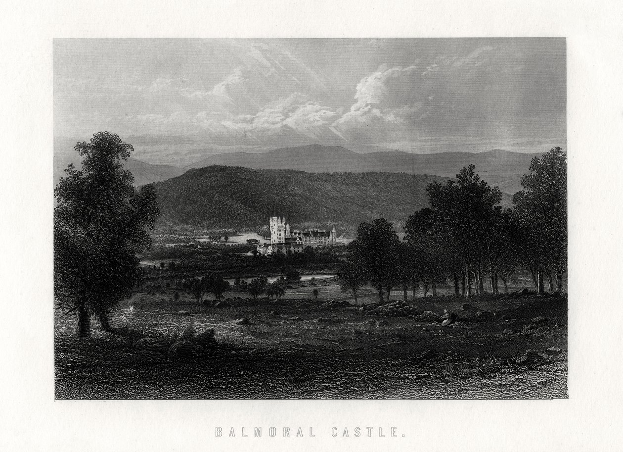 Hrad Balmoral, Skotsko, 1883 od Unbekannt