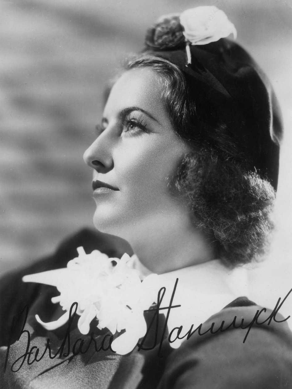 Barbara Stanwyck 1907-1990, americká herečka, c1930 od Unbekannt