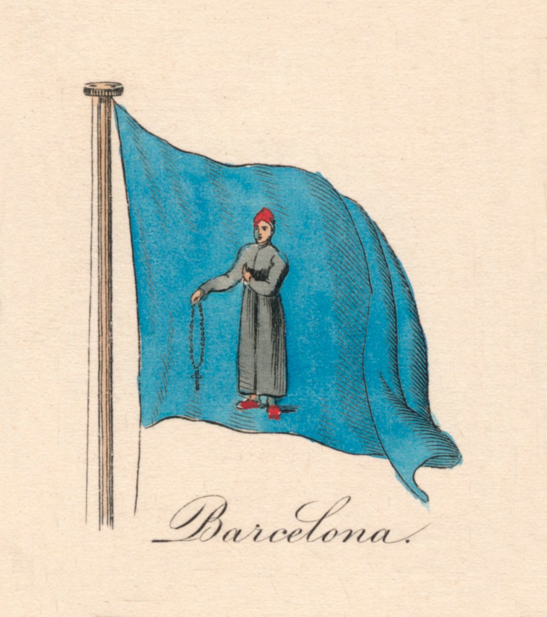 Barcelona, 1838 od Unbekannt