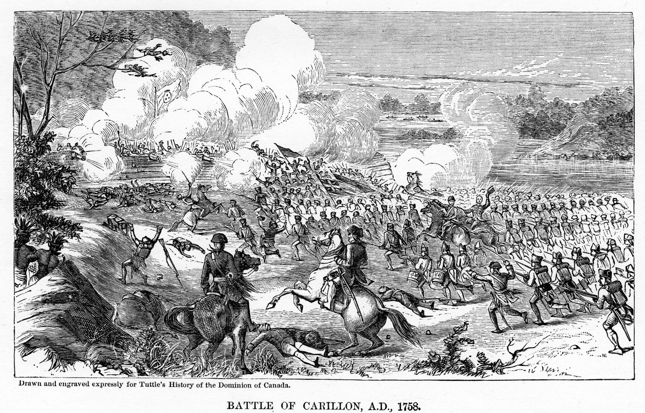 Bitva u Carillonu, AD 1758, 1877 od Unbekannt