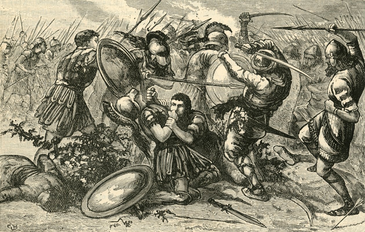 Bitva u Cunaxy, 1890. od Unbekannt