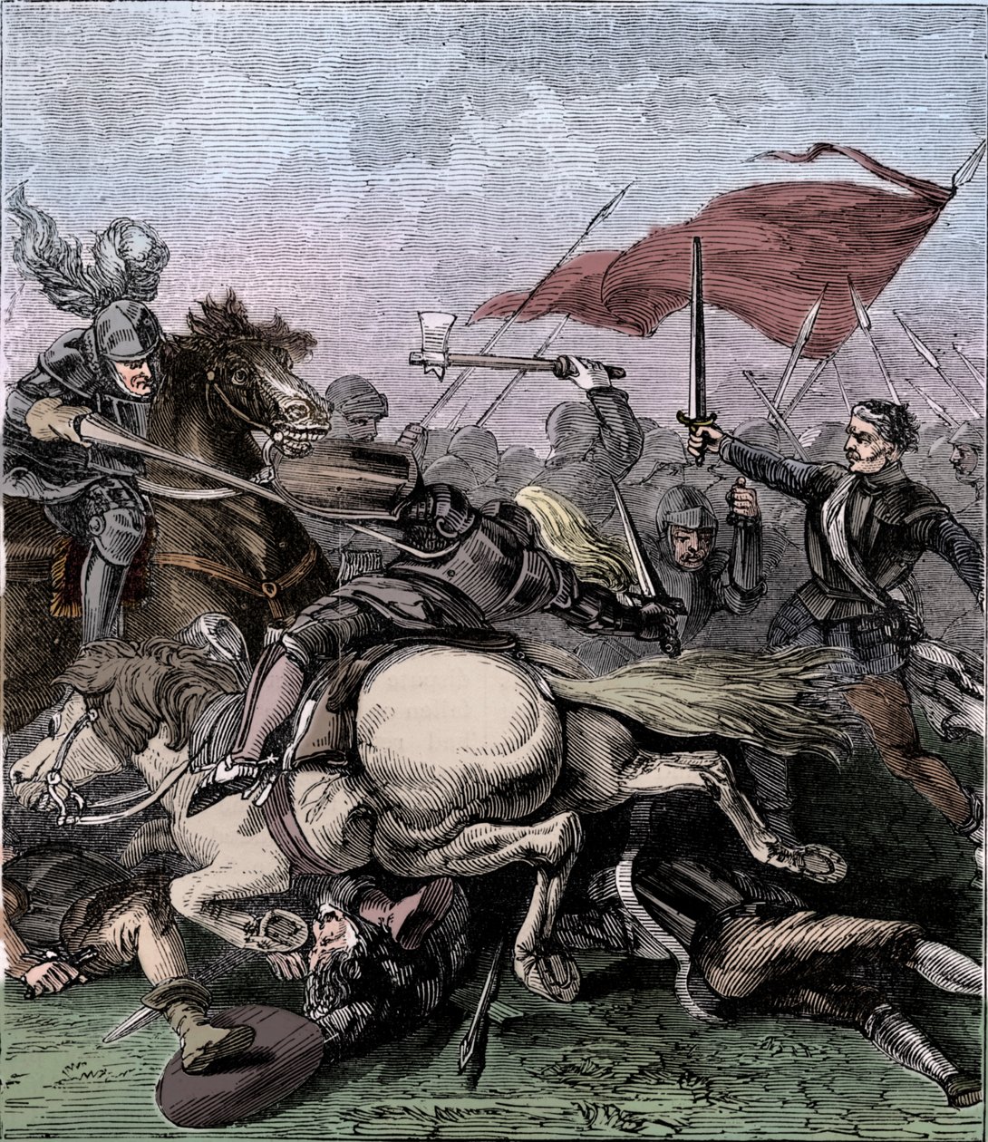 Bitva u Floddenu, 1513, c1910 od Unbekannt