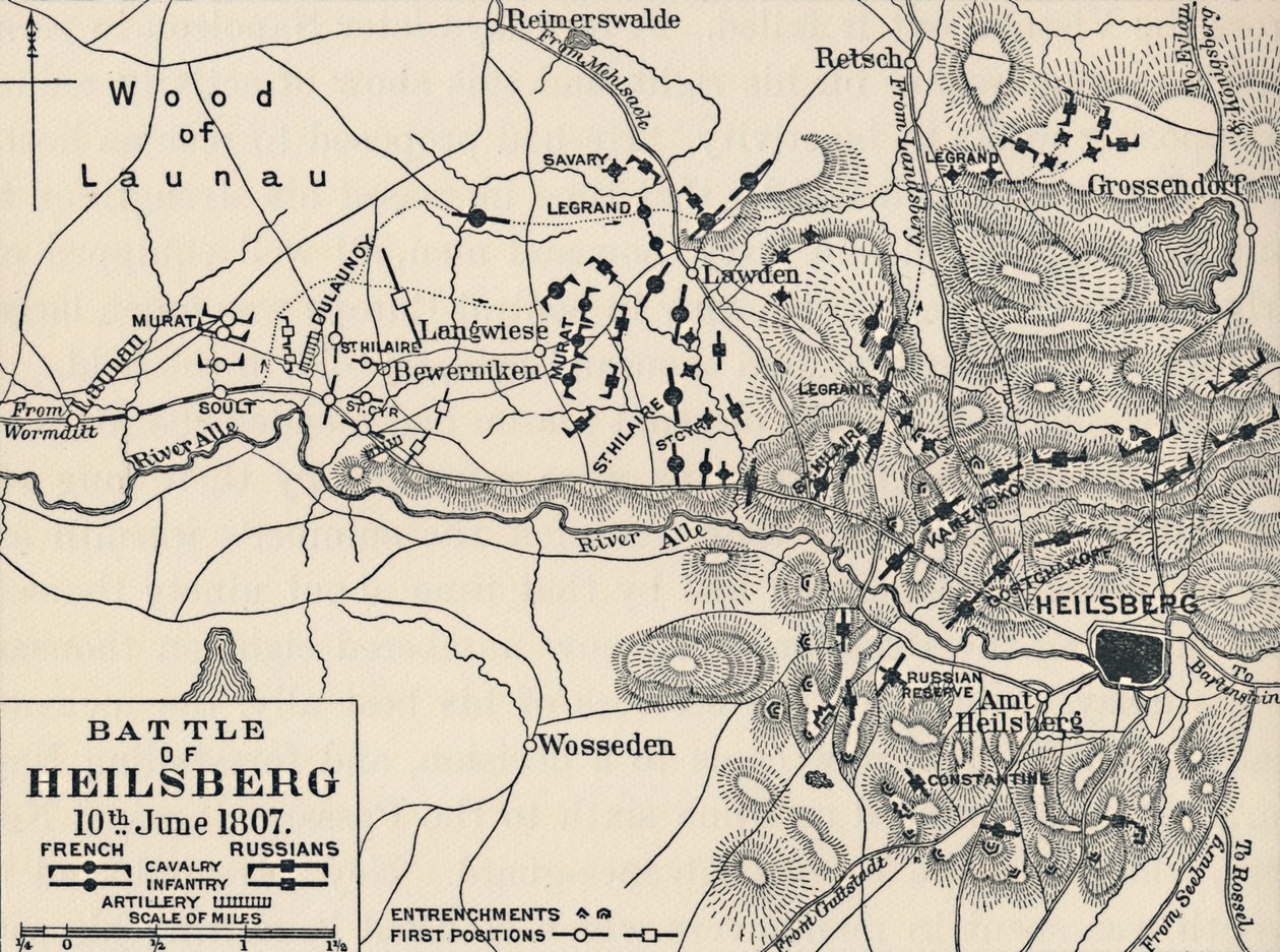 Bitva u Heilsbergu, 10. června 1807, 1896 od Unbekannt