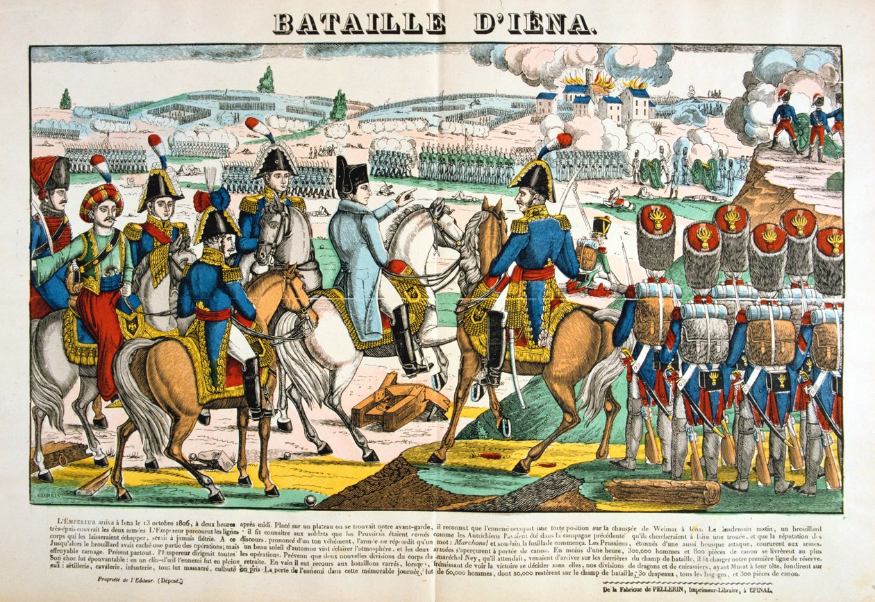 Bitva u Jeny, 14. října 1806, c1835 od Unbekannt