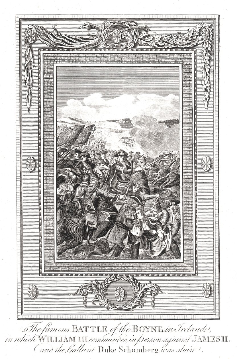 Bitva u Boyne, 1690 od Unbekannt