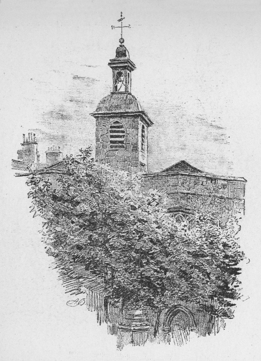 Zvonice, kostel sv. Heleny, 1890 od Unbekannt