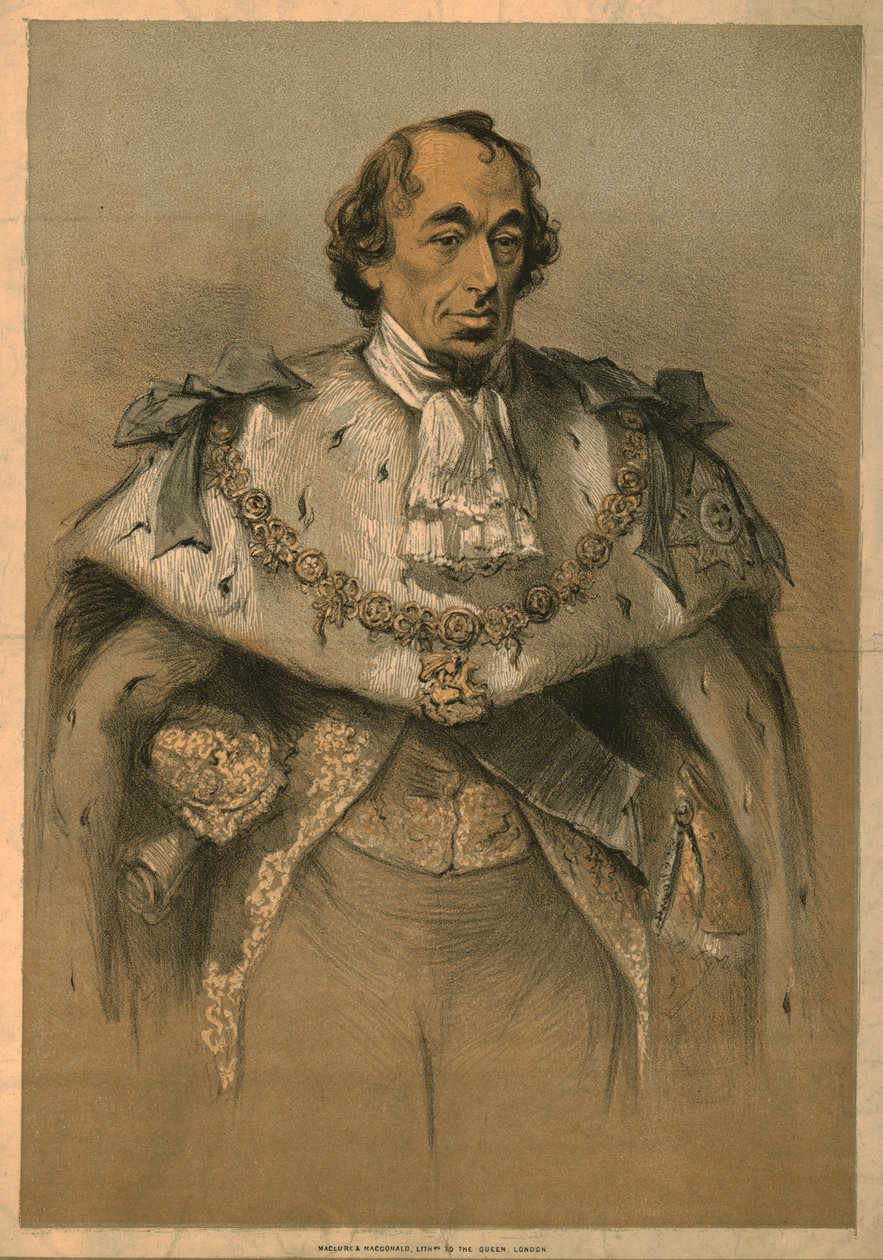 Benjamin Disraeli, c1870. od Unbekannt
