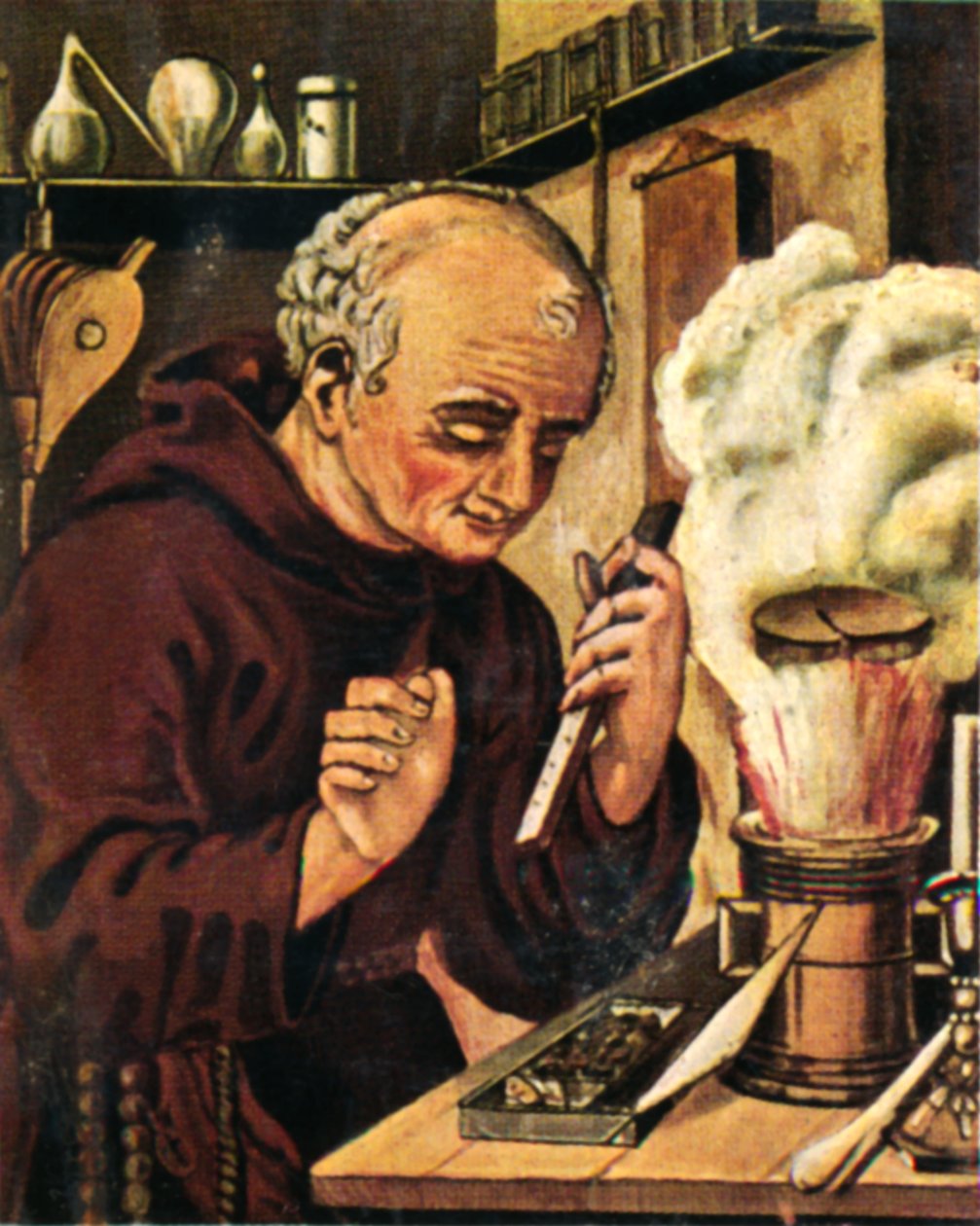 Berthold Schwarz ve 14. století, 1934. od Unbekannt