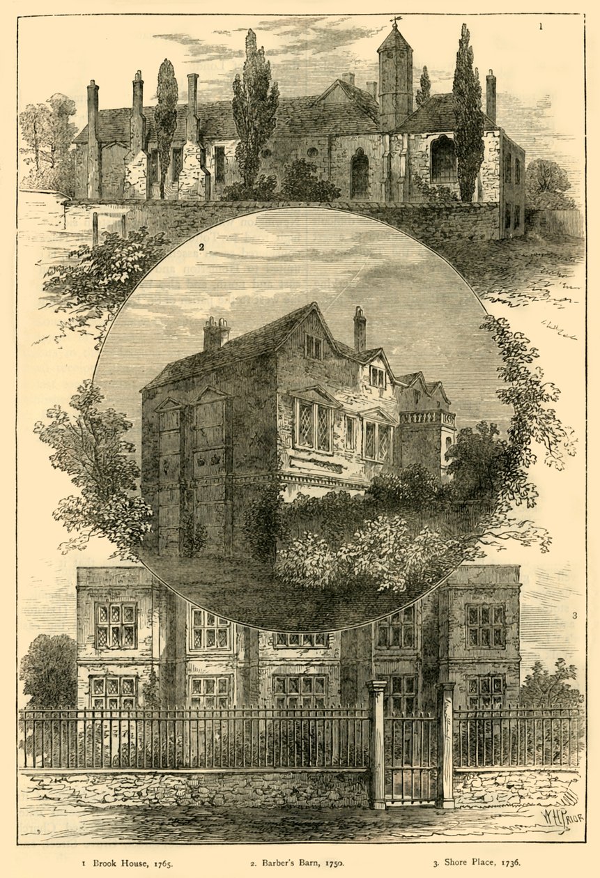 Bits of Old Hackney, c1876. od Unbekannt
