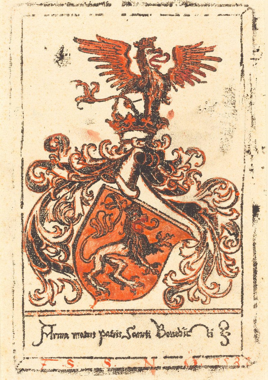 Knihovna opatství Ottobeuren, c. 1500. od Unbekannt