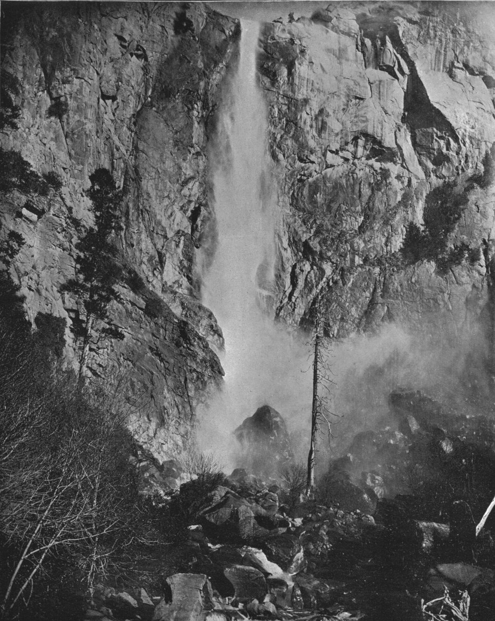 Bridal Veil Fall, Yosemite, Kalifornie, USA, c1900. od Unbekannt
