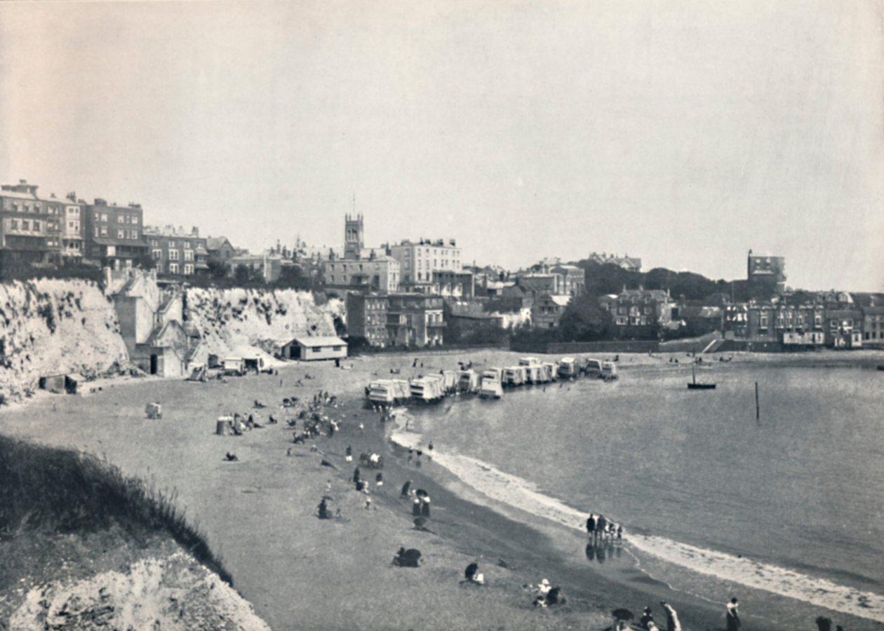 Broadstairs - Celkový pohled z Cliffs, 1895 od Unbekannt