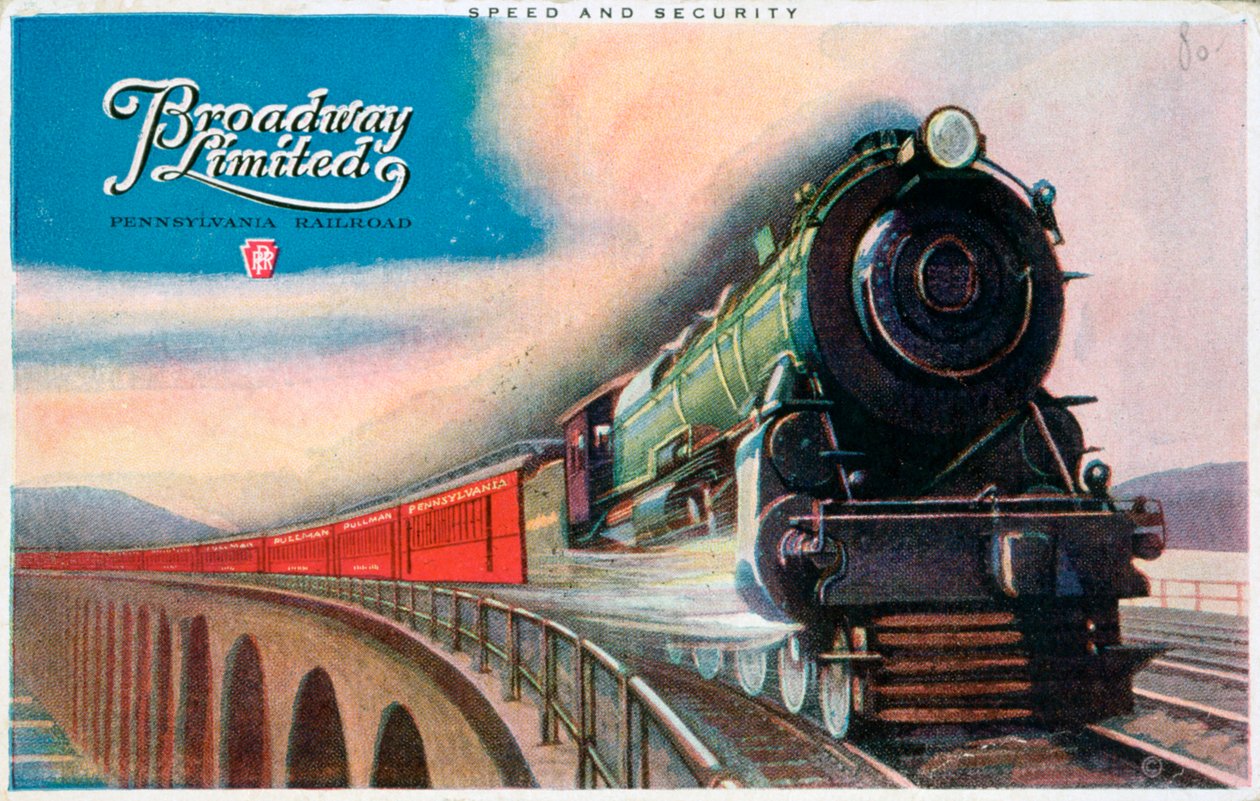 Broadway Limited, Pennsylvania Railroad, 1927 od Unbekannt
