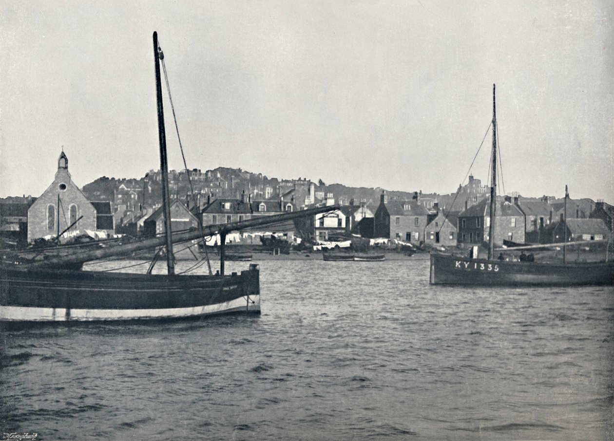 Broughty Ferry - Pohled z řeky, 1895 od Unbekannt