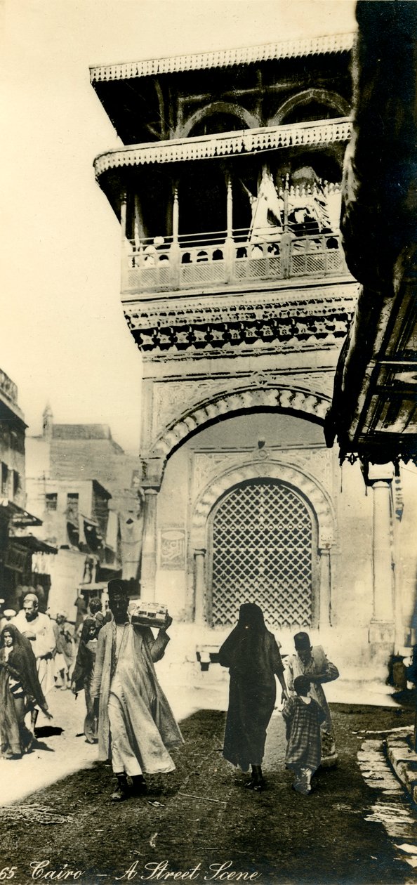 Káhira - pouliční scéna, c1918-c1939. od Unbekannt