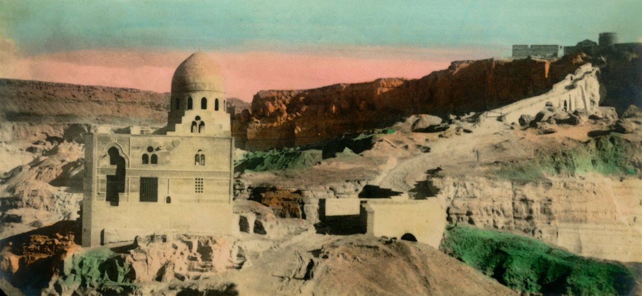 Káhira: Mount of the Mokattam, c1918-c1939. od Unbekannt