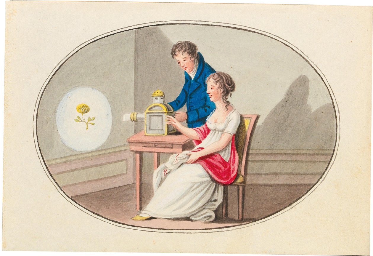 Camera obscura, c. 1830. od Unbekannt