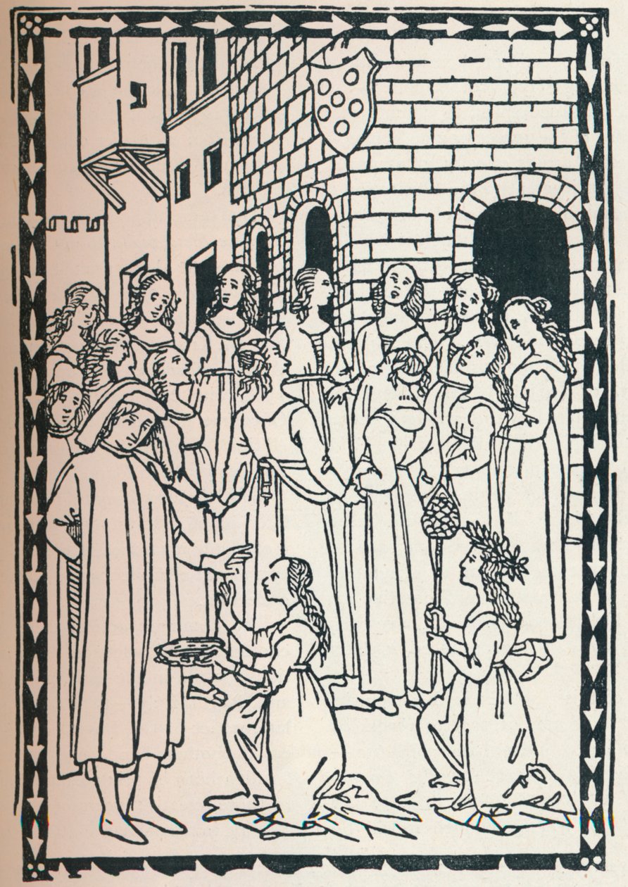 Song A Ballo, 1568, 1917 od Unbekannt