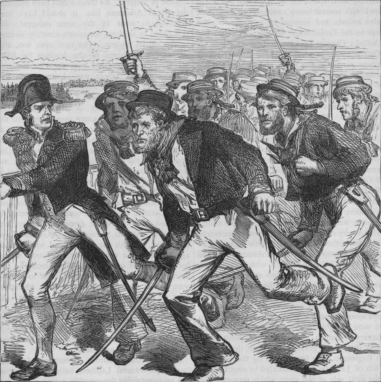 Kapitán Money Leading the Blue-Jackets, c1880 od Unbekannt