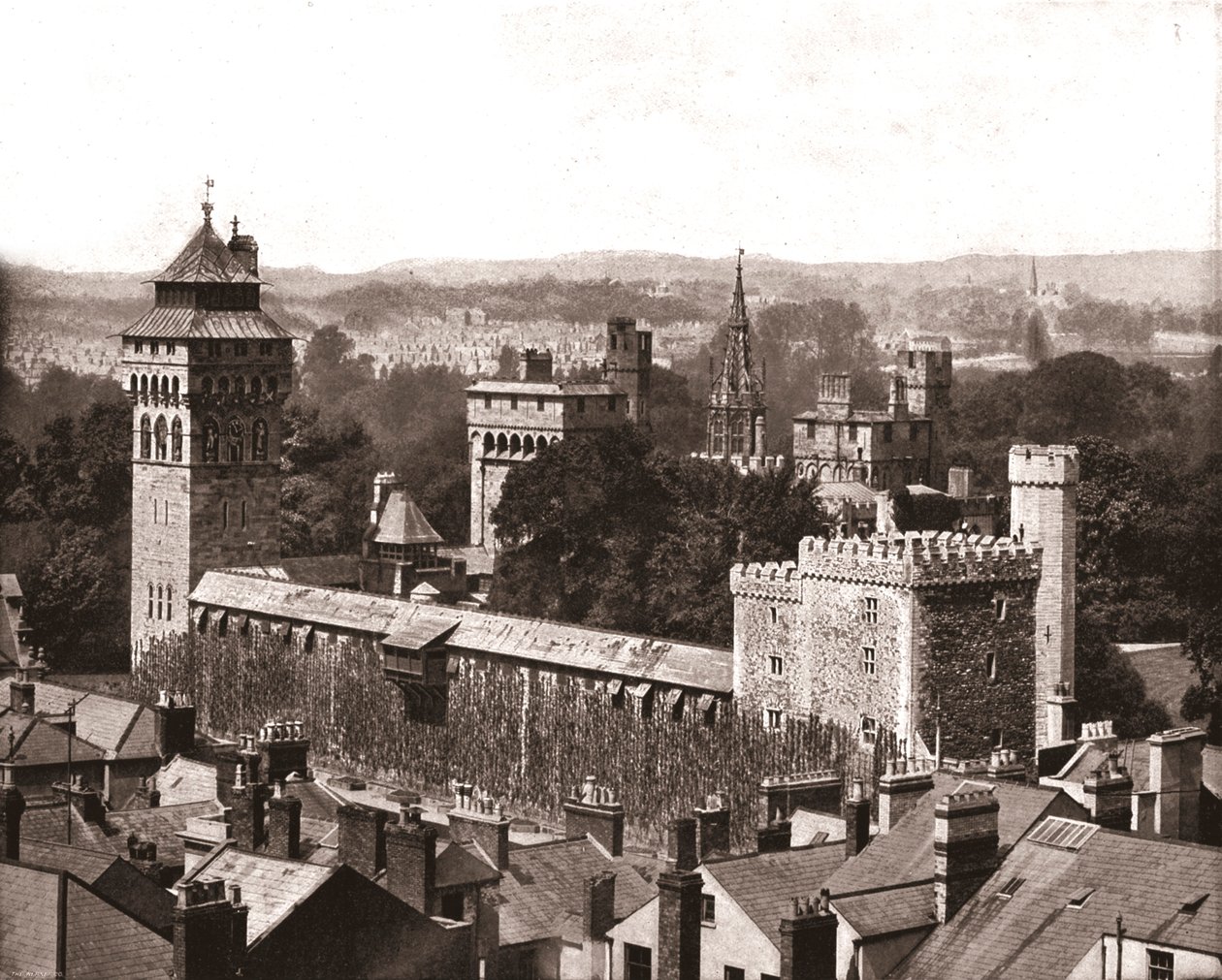 Zámek Cardiff, Cardiff, Wales, 1894. od Unbekannt