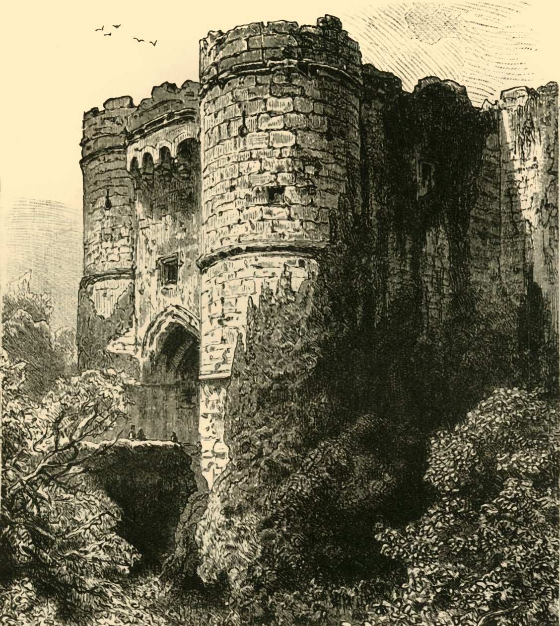 Hrad Carisbrooke, 1898. od Unbekannt