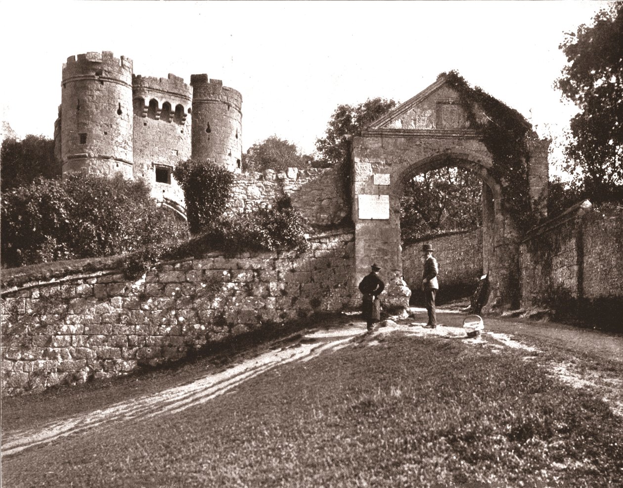 Hrad Carisbrooke, Isle of Wight, 1894. od Unbekannt