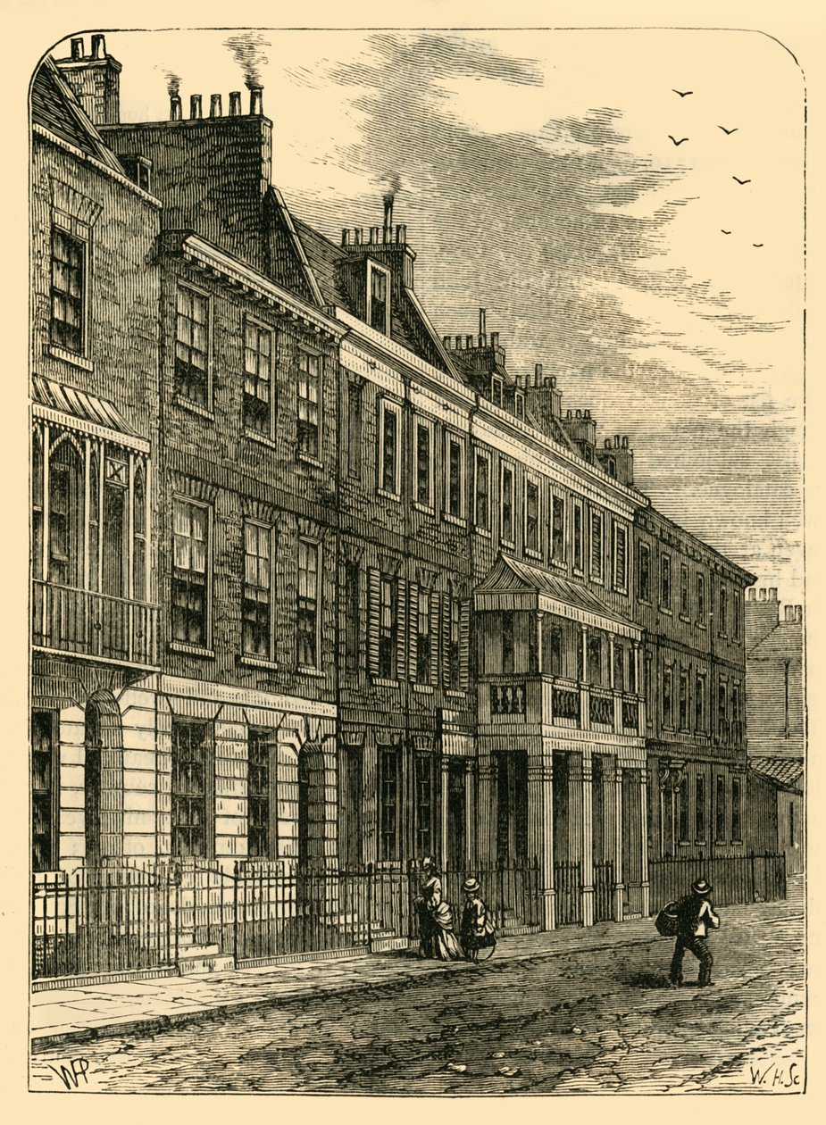 Carlyles House, Great Cheyne Row, c1876. od Unbekannt