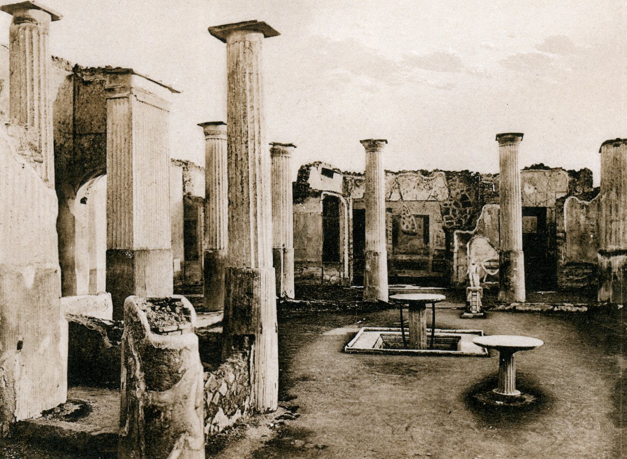 Casa di Marco Olconio, Pompeje, Itálie, c 1900 od Unbekannt