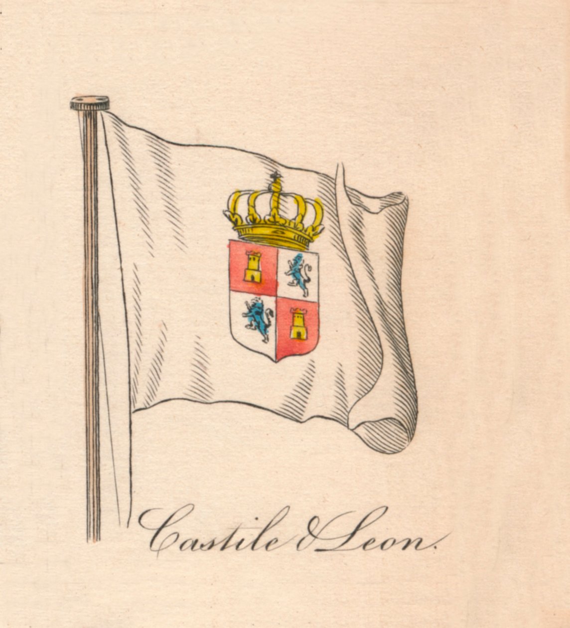 Kastilie a León, 1838 od Unbekannt