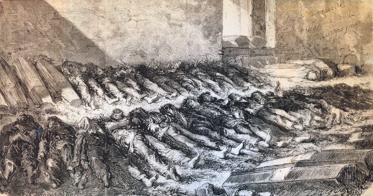 Oběti Pařížské komuny, 1871. od Unbekannt