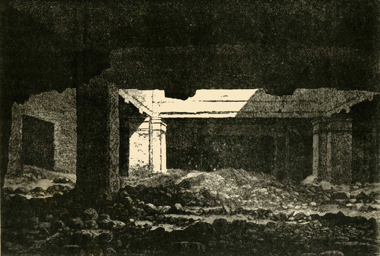 Katakomby v Alexandrii, 1890. od Unbekannt