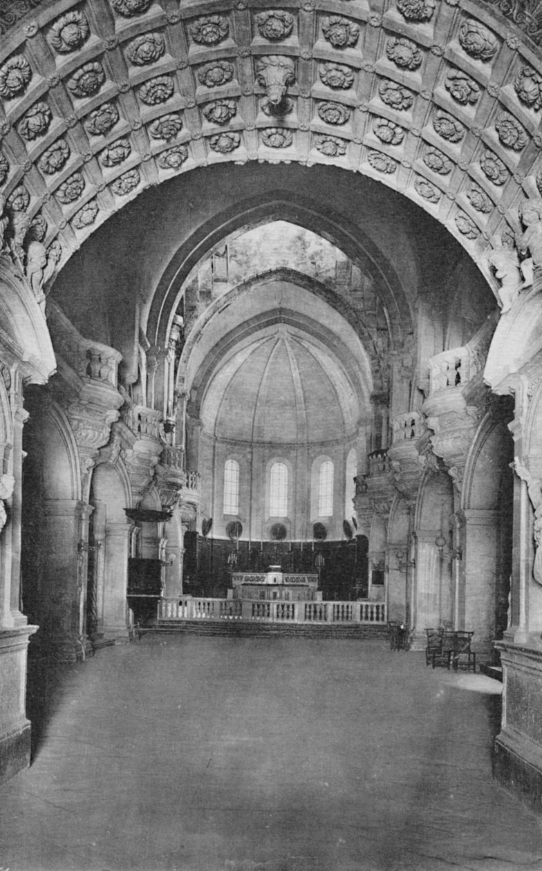 Katedrála DAvignon. - Katedrála uvnitř, c1925 od Unbekannt