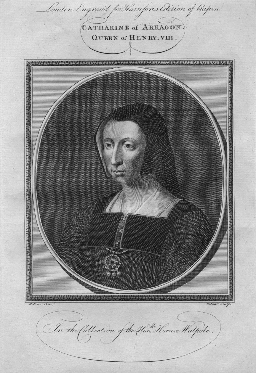 Kateřina Aragonská, královna Jindřicha VIII., 1784. od Unbekannt