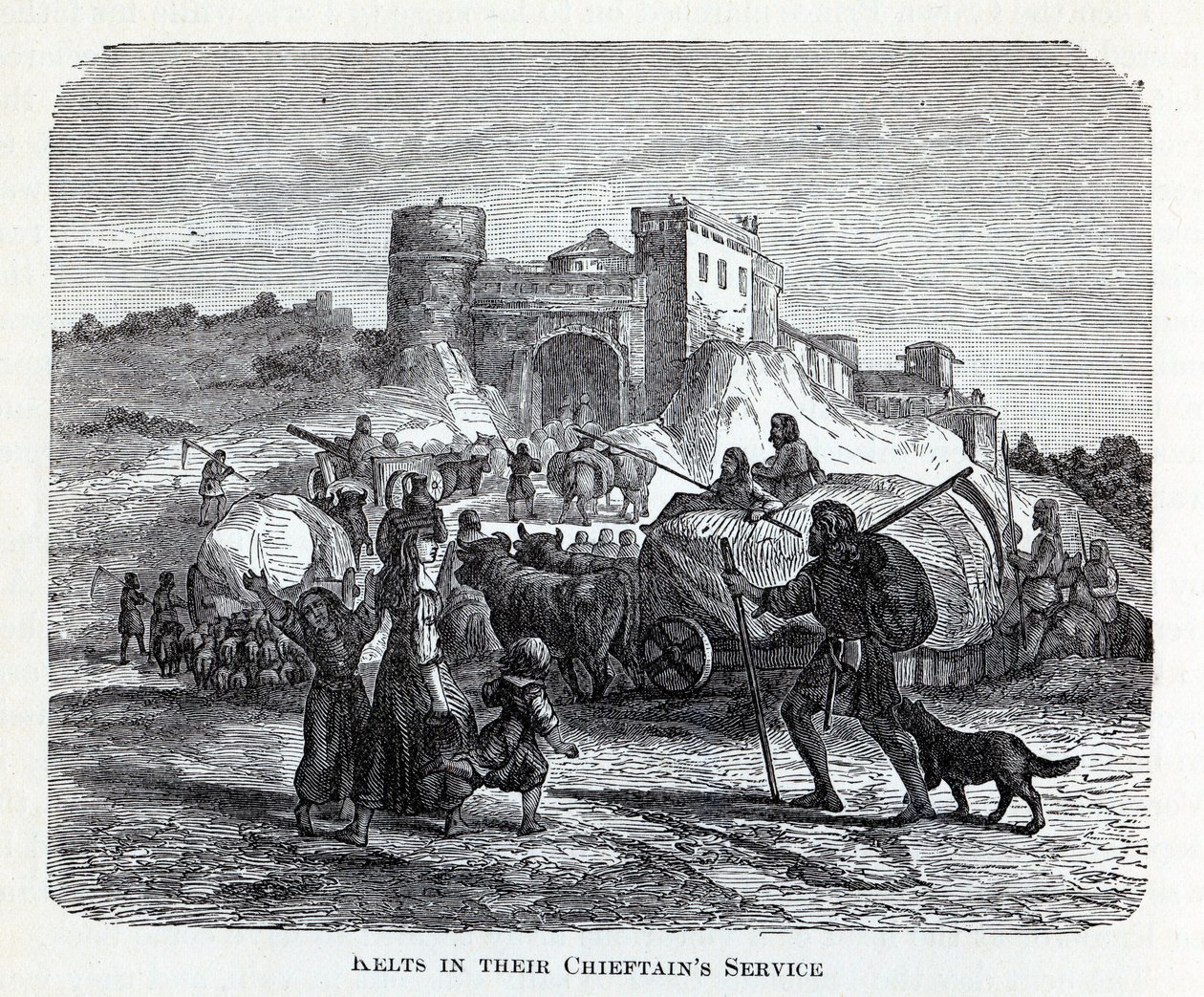 Keltové ve službách jejich náčelníků, 1882 od Unbekannt