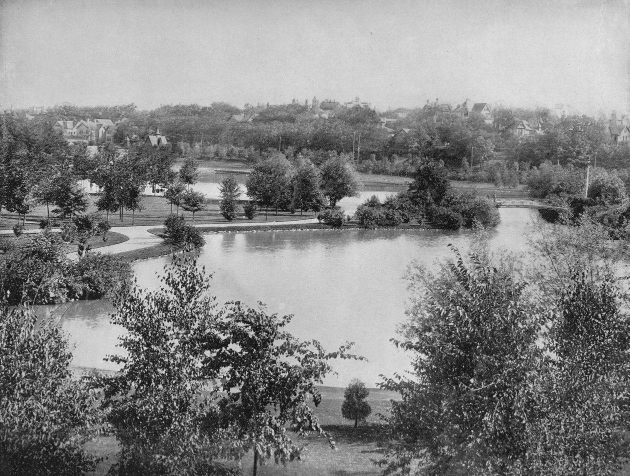 Central Park, Minneapolis, c1897. od Unbekannt