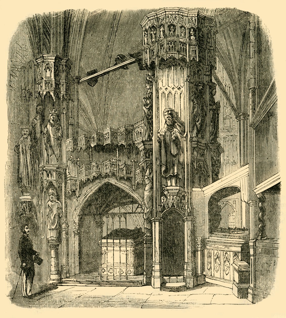 Chantry of Henry V, 1881. od Unbekannt