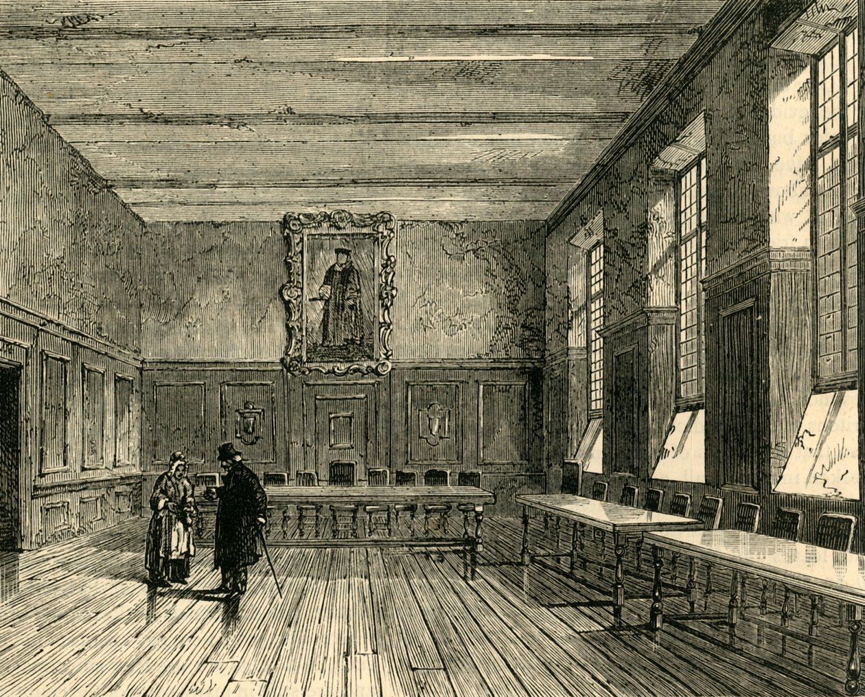 Kaple Merchant Taylors School, c1872. od Unbekannt