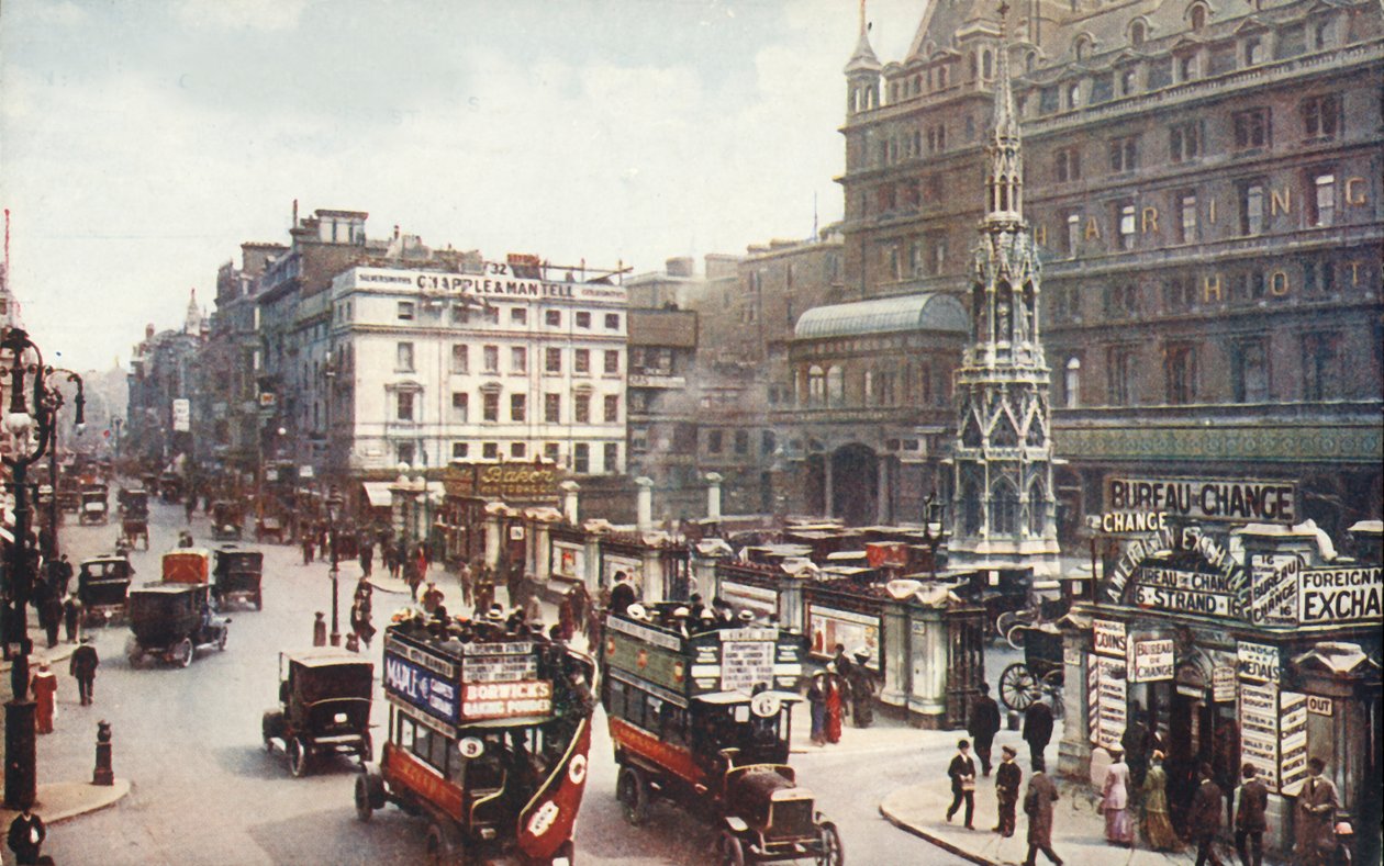 Charing Cross and the Strand, Londýn, c1910. od Unbekannt