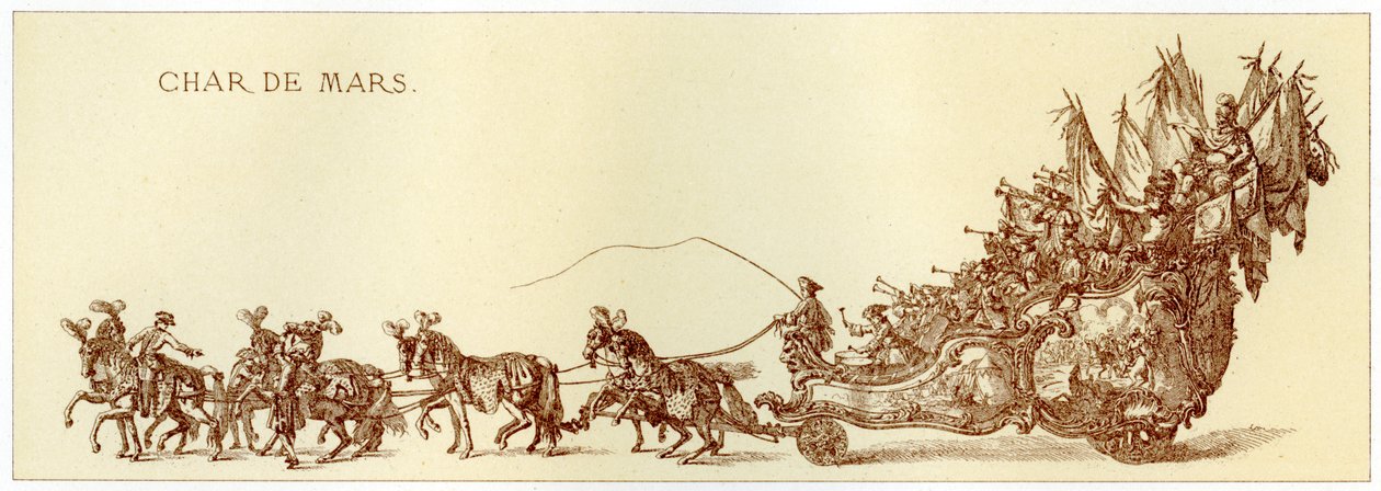 Chariot Of Mars, 1885 od Unbekannt