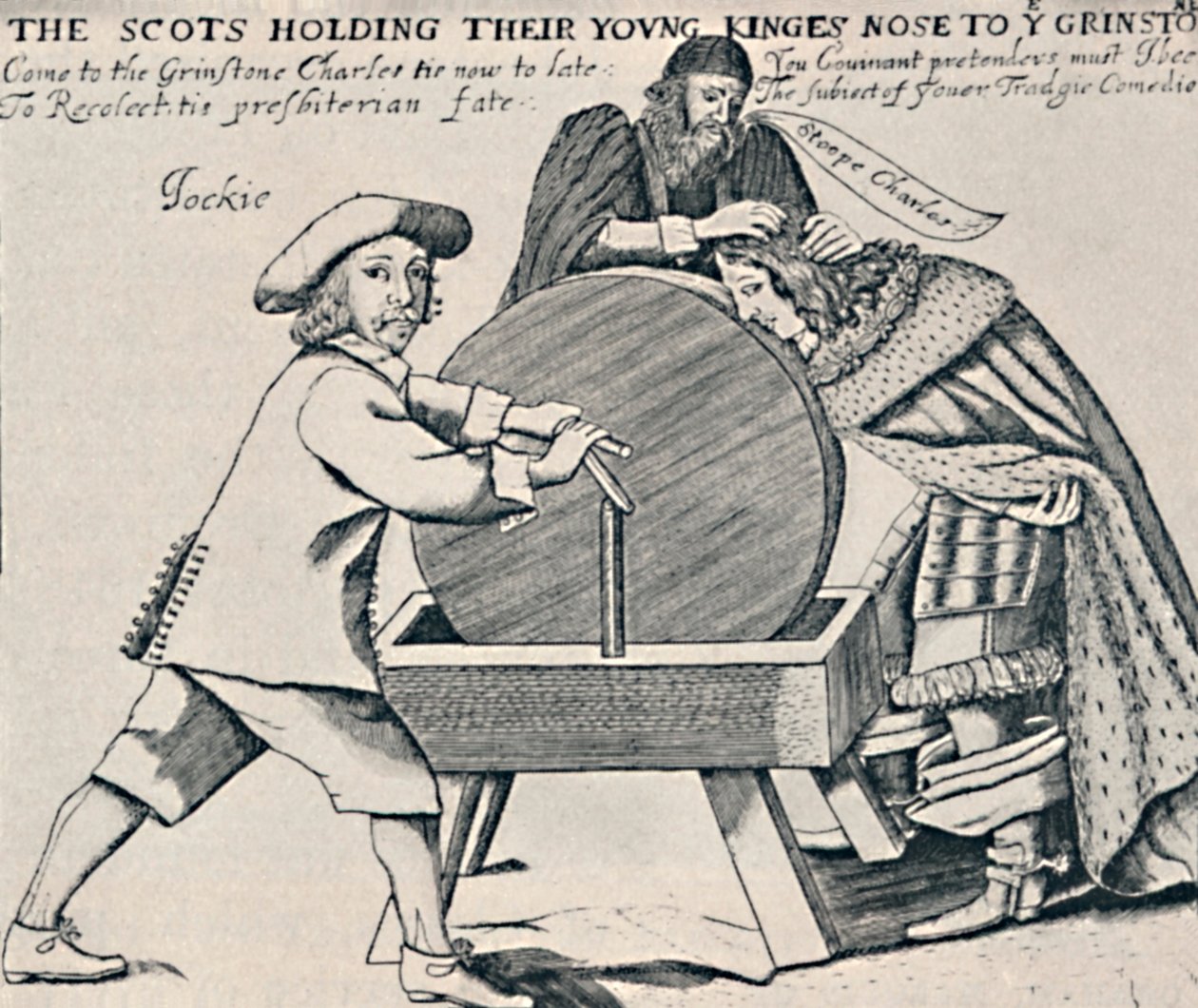 Karel II a Kirk, 1651, 1903 od Unbekannt