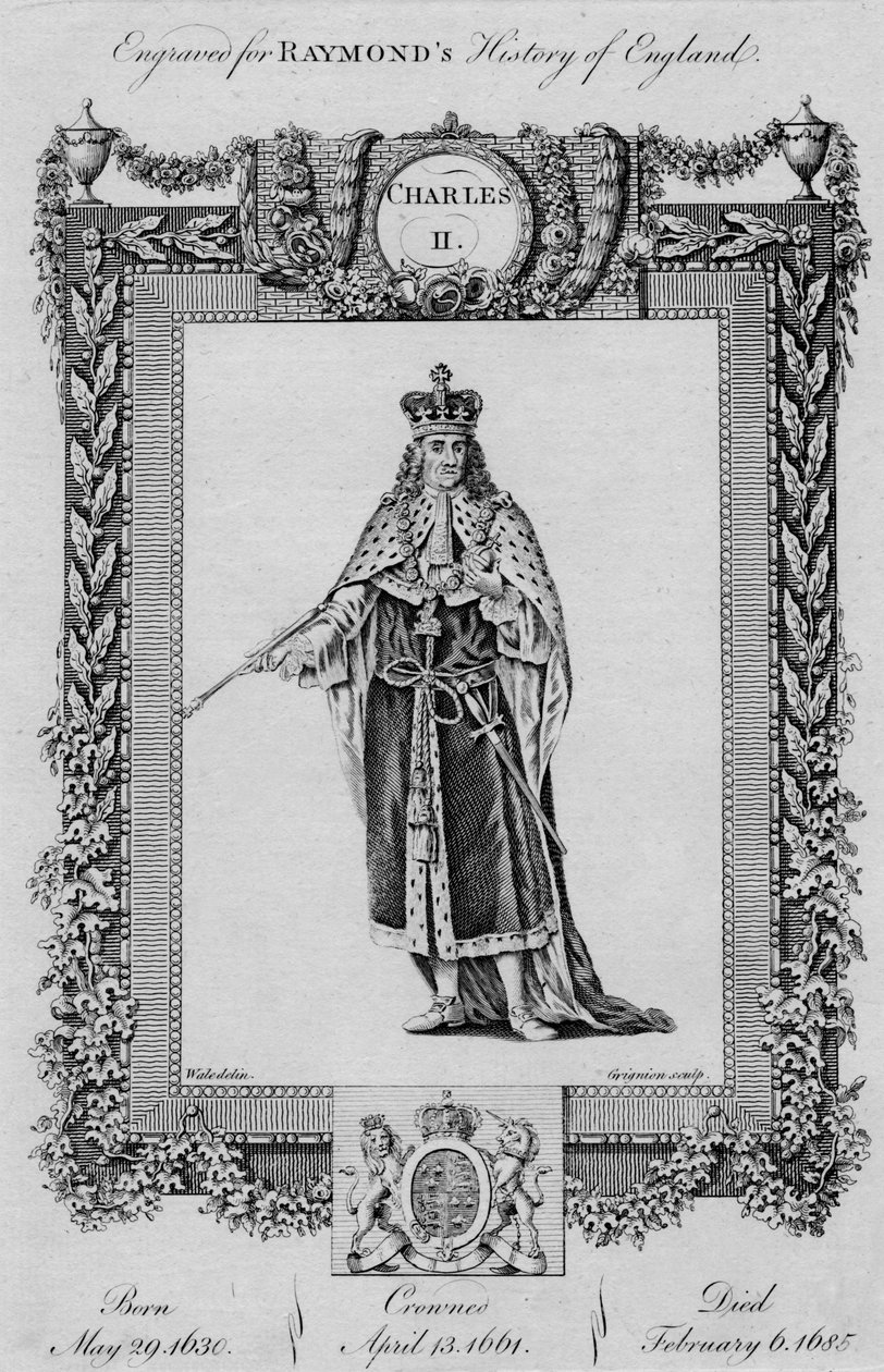 Karel II, c1787 od Unbekannt