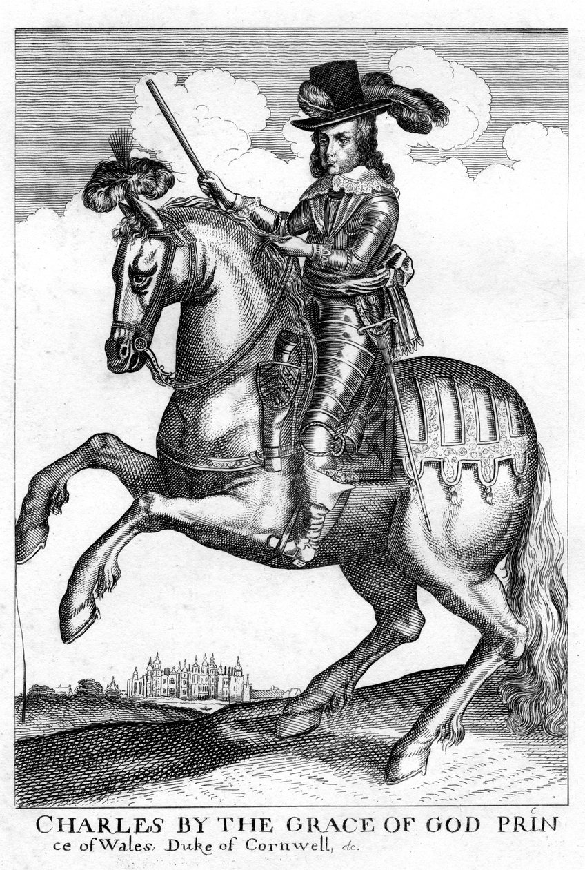Anglický Karel II., 17. století od Unbekannt