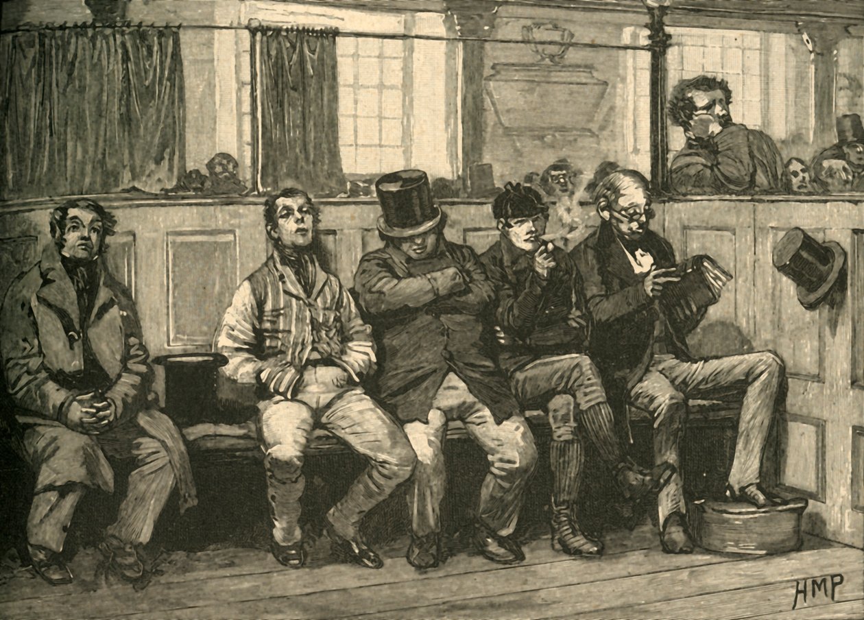 Chartisté v kostele, c1839 c1890. od Unbekannt