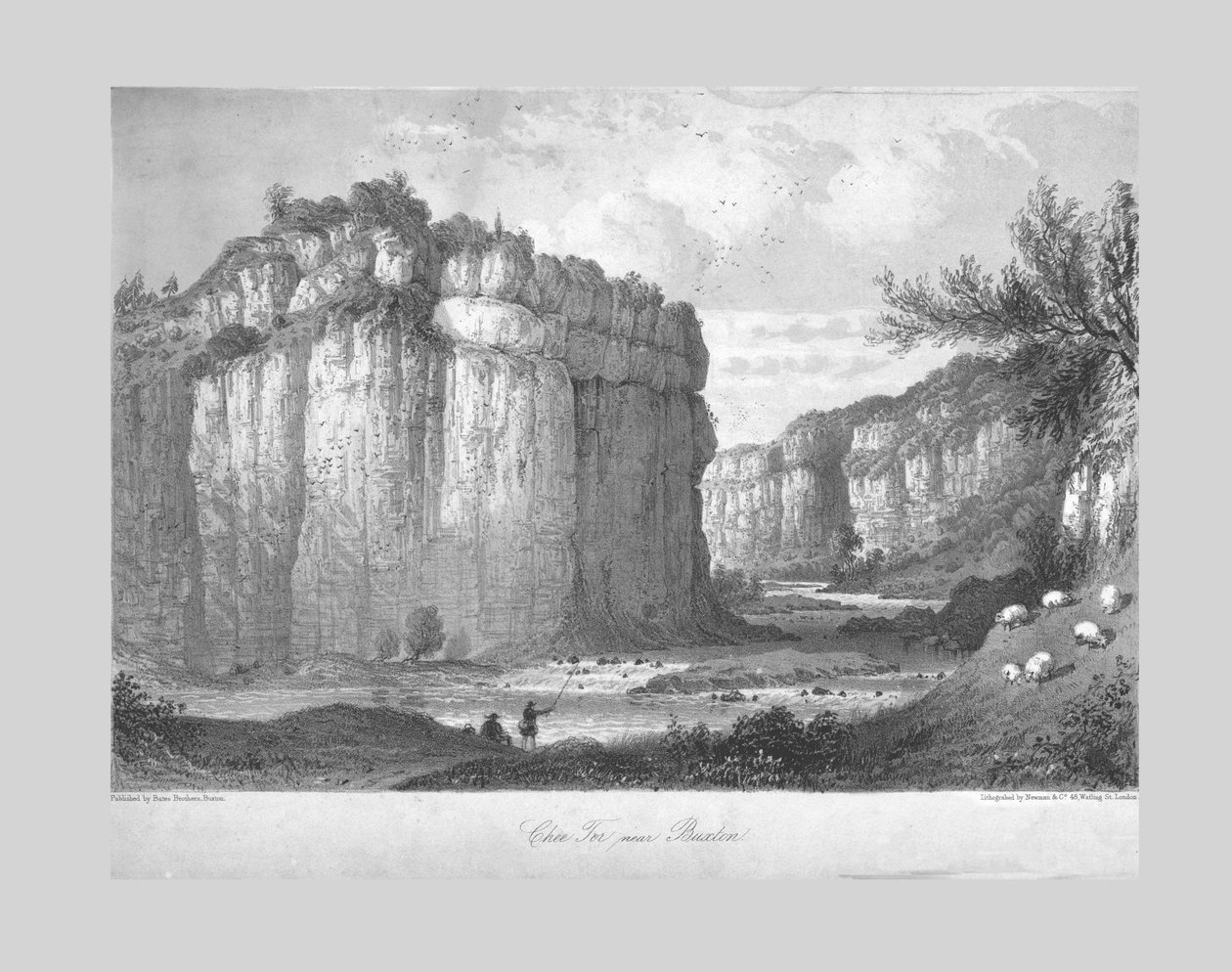 Chee Tor poblíž Buxtonu, c1840. od Unbekannt