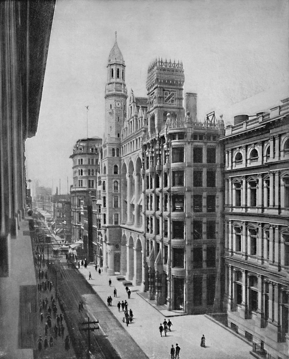 Chestnut Street, Philadelphia, c1897. od Unbekannt
