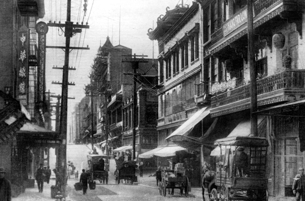 Čínská čtvrť, San Francisco, USA, 1926 od Unbekannt
