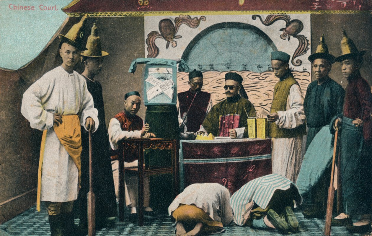 Čínský dvůr, c1900 od Unbekannt
